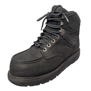 Wolverine Mens Boots Size 8M Hellcat Moc 6'' CM Leather Waterproof Safety Toe